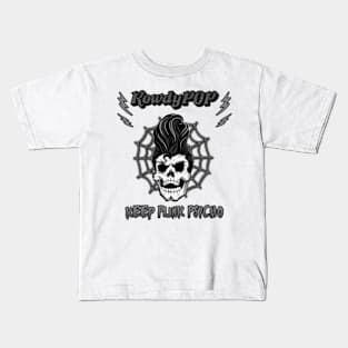 Keep Punk Psycho Black and White Variant Kids T-Shirt